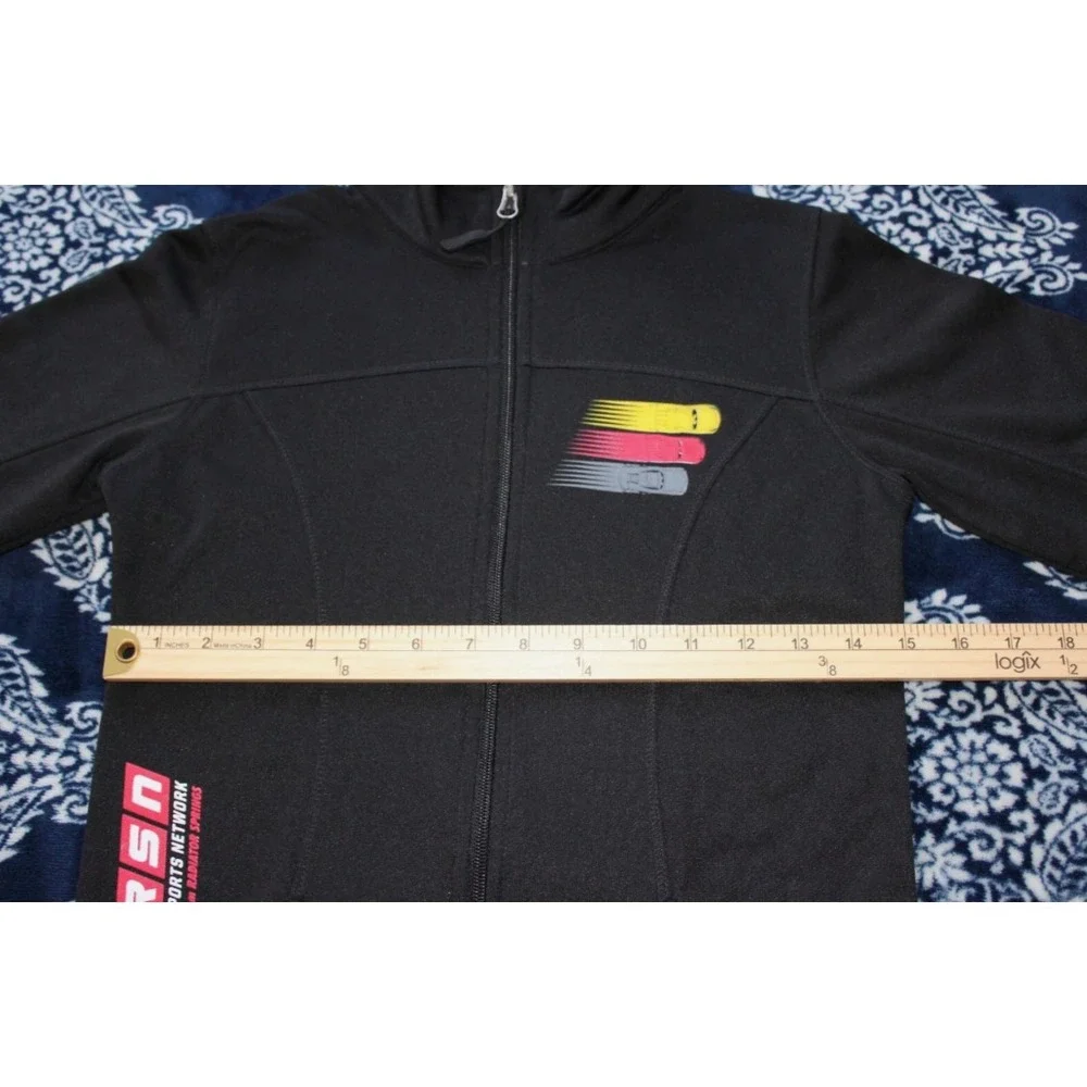 Disney Cars Lightning McQueen Kids XS Zip Track Jacket Racing Sports Network